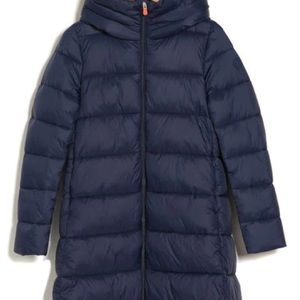 Save The Duck - NWT Rita Hooded Long Puffer Jacket